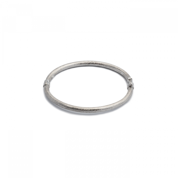 Pulsera aro oro blanco